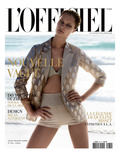 L'Officiel, April 2009 - Tiiu Prints by Enrique Badulescu