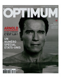 L'Optimum, November 2004 - Arnold Schwarzenegger Art by Eddie Adams