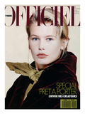 L'Officiel, August 1989 - Claudia Porte un Ensemble de Romeo Gigli Posters af Pietro Privitera