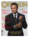 L'Optimum, décembre 2006 - janvier 2007 : en couverture, Daniel Craig habillé Par Brioni, montre Omega Posters