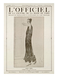 L'Officiel, October-November 1923 - Vertige Robe en Tulle Perlé de Cristal Prints by  Jenny