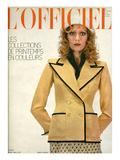L'Officiel, 1971 - Ensemble d'Yves Saint-Laurent Poster by Roland Bianchini