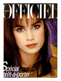 L'Officiel, February 1986 - Valérie Kaprisky Poster by Bettina Rheims