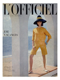 L'Officiel, June 1964 - Ensemble de Pierre Cardin en Toile Fibranne de Staron Posters by Philippe Pottier