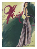 L'Officiel, August 1939 - Marçelle Dormoy Juliste tekijänä Lbenigni
