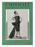 L'Officiel, December 1926 - Mlle Spinelly en Louiseboulanger Poster by  Madame D'Ora