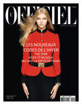 L'Officiel, October 2008 - Sigita Prints by Harri Peccinotti