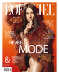 L'Officiel, August 2011 - Jessica Miller Art by Satoshi Saikusa