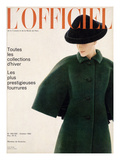 L'Officiel, October 1963 - Manteau de Givenchy Prints by  Reichle