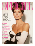 L'Officiel, June 1991 - Stéphanie Seymour, un Soutien-Gorge-Bijou Très Éton Prints by Jean-Daniel Lorieux
