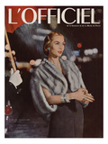L'Officiel, December 1955 Prints by  Arsac