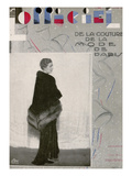 L'Officiel, January 1930 - Gabrielle Dorziat Art by Madame D'Ora & S. Chompré