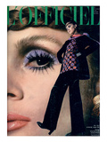 L'Officiel, October 1968 - Ensemble d'Yves-Saint Laurent en Jersey de Racine Posters by Roland Bianchini