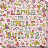 A Laugh Is a Smile That Bursts Reproducción en lienzo de la lámina