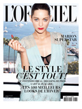 L'Officiel, August 2009 - Marion Cotillard Posters by Andrea Spotorno