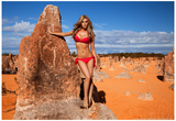 Sheridyn Fisher Leopard Bikini Posters