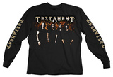 Long Sleeve: Testament - Logo Photo Shirts
