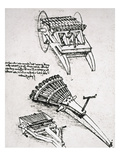 Leonardo: Gun Giclee Print by Leonardo da Vinci 