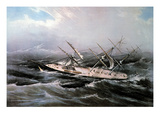 Clipper Ship 'Comet,' 1855 Giclee Print by Nathaniel Currier