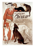 French Veterinary Clinic Giclee Print by Theophile Alexandre Steinlen
