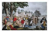 Penn's Treaty Giclee Print by Nathaniel Currier