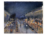 Pissarro: Paris at Night Giclee Print by Camille Pissarro