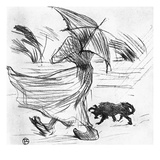 Ce Que Dit La Pluie, 1895 Giclee Print by Henri de Toulouse-Lautrec