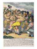 Boxing Match, 1812 Giclee Print by Thomas Rowlandson