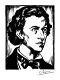 Frederic Chopin (1810-1849) Giclee Print by Samuel Nisenson