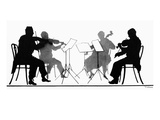 String Quartet, c1935 Giclee Print by Hilda Wiener