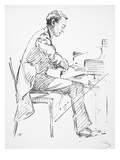Sergei Rachmaninoff Giclee Print by Hilda Wiener