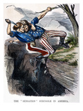 Cartoon: Civil War, 1862 Giclee Print