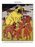 Labor Cartoon, 1904 Giclee Print by Thomas Theodor Heine