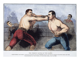 Sullivan and Kilrain Fight Giclee Print