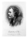 George Meredith Giclee Print by Samuel Hollyer