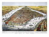 View of New York, 1876 Giclee Print by  Currier & Ives
