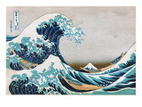 Katsushika: Great Wave Giclee Print by Hokusai Katsushika