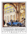 Cadillac Ad, 1927 Giclee Print by J.M. Cleland