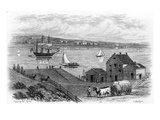 NYC: Fulton Ferry, 1746 Giclee Print by Samuel Hollyer
