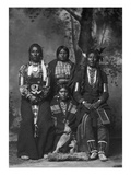 Crow Native Americans, 1883 Giclee Print by Frank Jay Haynes