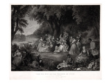 Fourth of July Picnic Giclee Print by Samuel Hollyer