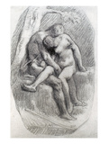 Millet: The Lovers Giclee Print by Jean-François Millet
