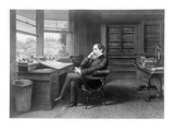 Charles Dickens (1812-1870) Giclee Print by Samuel Hollyer