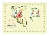 Janet And John Here We Go Prints