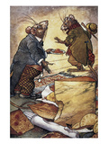 Aesop: Town and Country Giclee Print by Charles Folkard