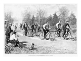 Bicycle Race, 1896 Giclee Print by Arthur Burdett Frost