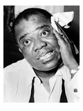 Louis Armstrong (1900-1971) Giclee Print by Herman Hiller