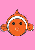 Clown Fish On Pink Prints
