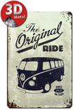 VW The Original Ride Emaille bord