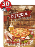 Pizzeria La Vera Cartel de chapa Pizzeria La Vera Cartel de chapa